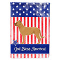 Alano Espanol Spanish Bulldog American House Flag 28x40 Porch Sleeve Pole Decorative Outside Yard Banner Artwork Wall Hanging, Polyester