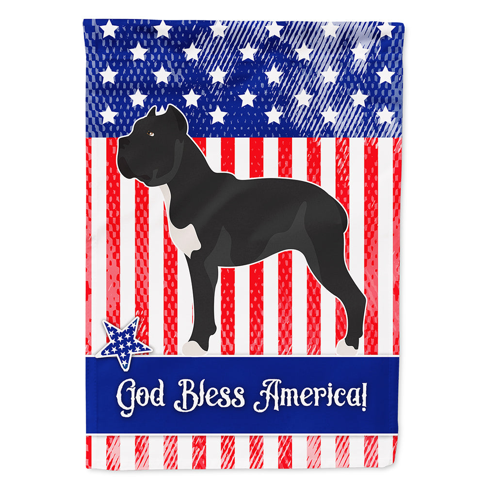 Cane Corso American House Flag 28x40 Porch Sleeve Pole Decorative Outside Yard Banner Artwork Wall Hanging, Polyester