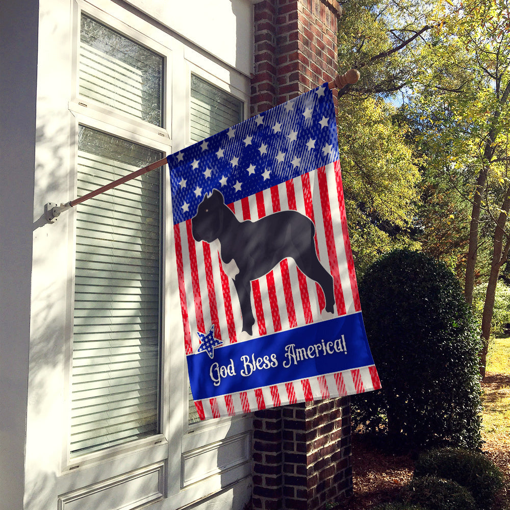 Cane Corso American House Flag 28x40 Porch Sleeve Pole Decorative Outside Yard Banner Artwork Wall Hanging, Polyester