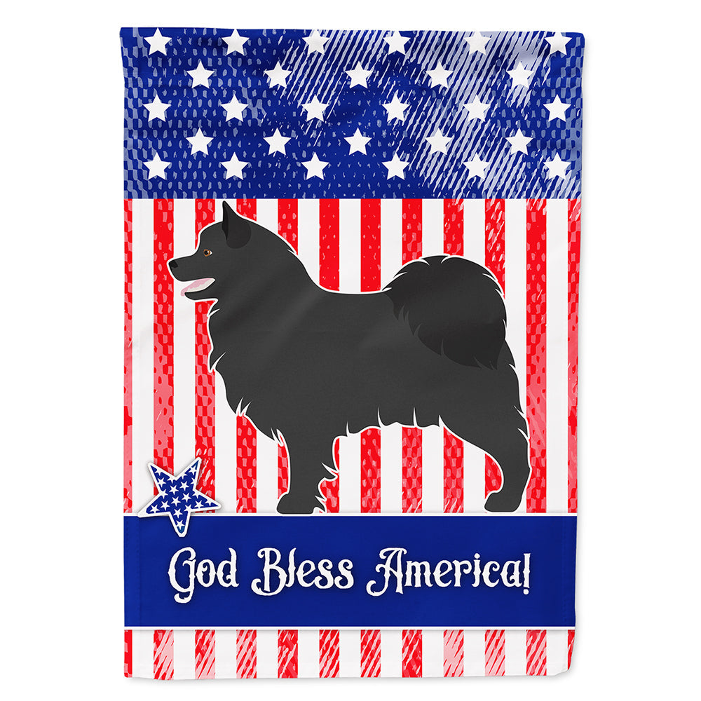 Swedish Lapphund American House Flag 28x40 Porch Sleeve Pole Decorative Outside Yard Banner Artwork Wall Hanging, Polyester
