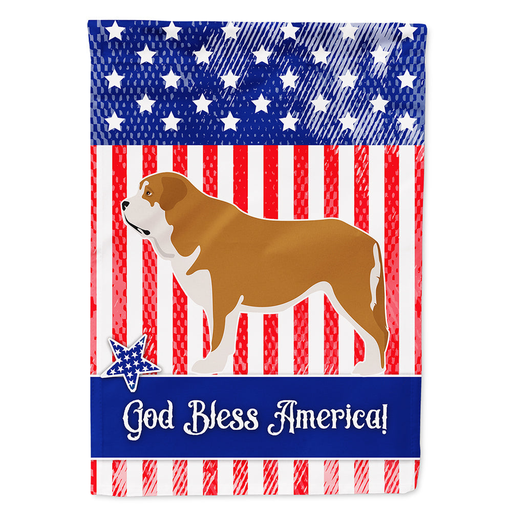 Mastin Epanol Spanish Mastiff American House Flag 28x40 Porch Sleeve Pole Decorative Outside Yard Banner Artwork Wall Hanging, Polyester