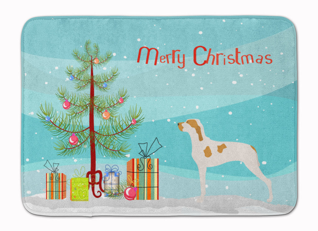 Ariege Pointer Christmas Memory Foam Kitchen Mat Machine Washable Anti-Fatigue Cushion Comfort Bath or Kitchen Rug