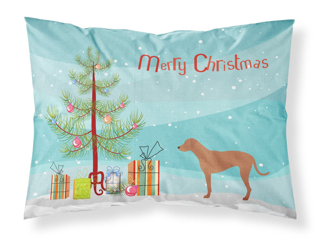 Rhodesian Ridgeback Christmas Standard Pillowcase Lightweight Super Soft Easy Care Decorative Artwork Pillowcase, Standard