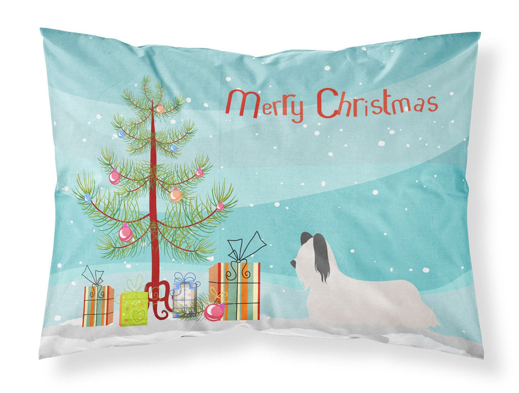 Skye Terrier Christmas Standard Pillowcase Lightweight Super Soft Easy Care Decorative Artwork Pillowcase, Standard