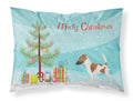 Smooth Fox Terrier Christmas Standard Pillowcase Lightweight Super Soft Easy Care Decorative Artwork Pillowcase, Standard