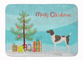 German Shorthaired Pointer Christmas Memory Foam Kitchen Mat Machine Washable Anti-Fatigue Cushion Comfort Bath or Kitchen Rug