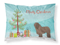 Bergamasco Shepherd Christmas Standard Pillowcase Lightweight Super Soft Easy Care Decorative Artwork Pillowcase, Standard