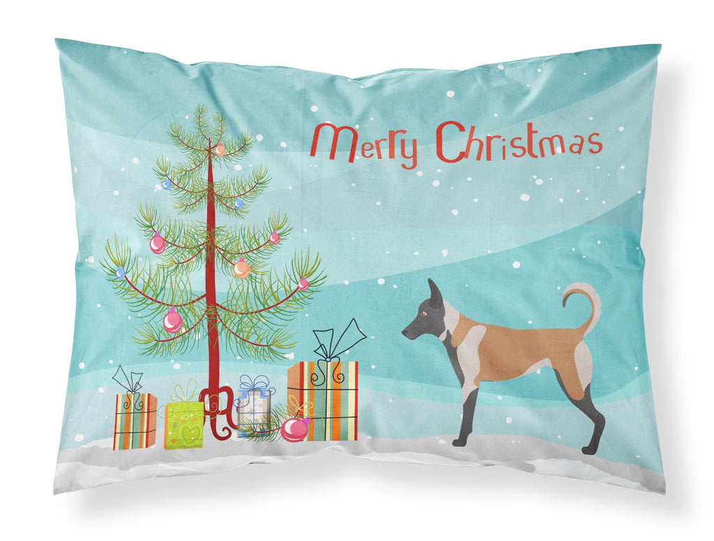 Belgian Malinois Christmas Standard Pillowcase Lightweight Super Soft Easy Care Decorative Artwork Pillowcase, Standard