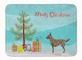Dutch Shepherd Christmas Memory Foam Kitchen Mat Machine Washable Anti-Fatigue Cushion Comfort Bath or Kitchen Rug