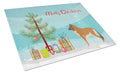 Belgian Tervuren Christmas Cutting Board Tempered Glass Kitchen Cutting Surface, Heat Resistant Chopping, Non-Slip Feet, Food Prep & Serving