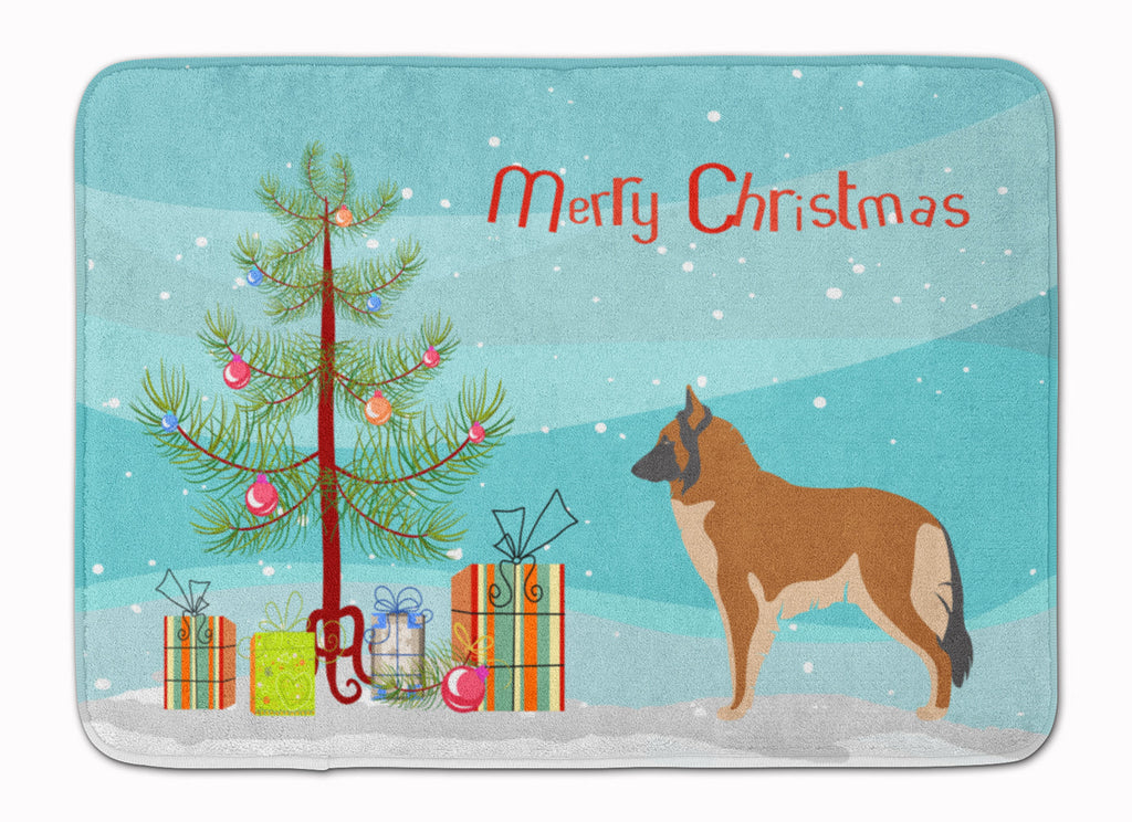 Belgian Tervuren Christmas Memory Foam Kitchen Mat Machine Washable Anti-Fatigue Cushion Comfort Bath or Kitchen Rug