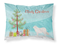 Kuvasz Christmas Standard Pillowcase Lightweight Super Soft Easy Care Decorative Artwork Pillowcase, Standard