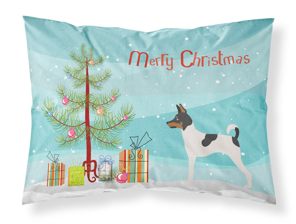 American Toy Fox Terrier Christmas Standard Pillowcase Lightweight Super Soft Easy Care Decorative Artwork Pillowcase, Standard