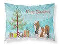 Biewer Terrier Christmas Standard Pillowcase Lightweight Super Soft Easy Care Decorative Artwork Pillowcase, Standard
