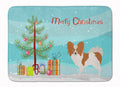 Papillon Christmas Memory Foam Kitchen Mat Machine Washable Anti-Fatigue Cushion Comfort Bath or Kitchen Rug