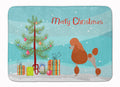 Royal Poodle Christmas Memory Foam Kitchen Mat Machine Washable Anti-Fatigue Cushion Comfort Bath or Kitchen Rug