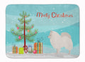 German Spitz Christmas Memory Foam Kitchen Mat Machine Washable Anti-Fatigue Cushion Comfort Bath or Kitchen Rug