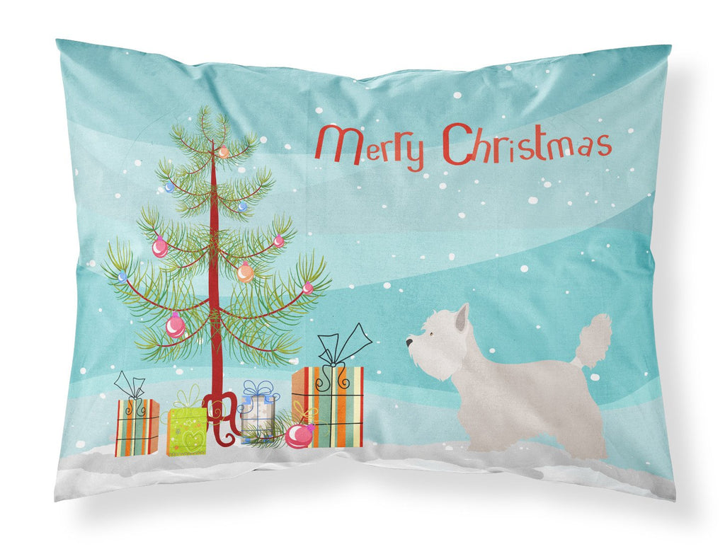 Westie Christmas Standard Pillowcase Lightweight Super Soft Easy Care Decorative Artwork Pillowcase, Standard