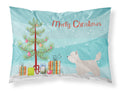 Westie Christmas Standard Pillowcase Lightweight Super Soft Easy Care Decorative Artwork Pillowcase, Standard