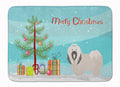 Lhasa Apso Christmas Memory Foam Kitchen Mat Machine Washable Anti-Fatigue Cushion Comfort Bath or Kitchen Rug