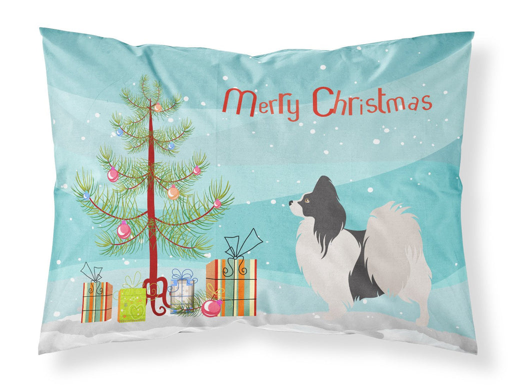Papillon Christmas Standard Pillowcase Lightweight Super Soft Easy Care Decorative Artwork Pillowcase, Standard