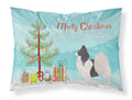 Papillon Christmas Standard Pillowcase Lightweight Super Soft Easy Care Decorative Artwork Pillowcase, Standard