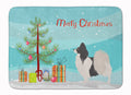 Papillon Christmas Memory Foam Kitchen Mat Machine Washable Anti-Fatigue Cushion Comfort Bath or Kitchen Rug