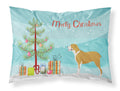 Belgium Mastiff Christmas Standard Pillowcase Lightweight Super Soft Easy Care Decorative Artwork Pillowcase, Standard