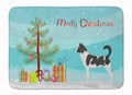 Canaan Dog Christmas Memory Foam Kitchen Mat Machine Washable Anti-Fatigue Cushion Comfort Bath or Kitchen Rug