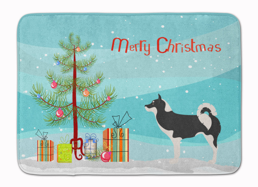 Greenland Dog Christmas Memory Foam Kitchen Mat Machine Washable Anti-Fatigue Cushion Comfort Bath or Kitchen Rug
