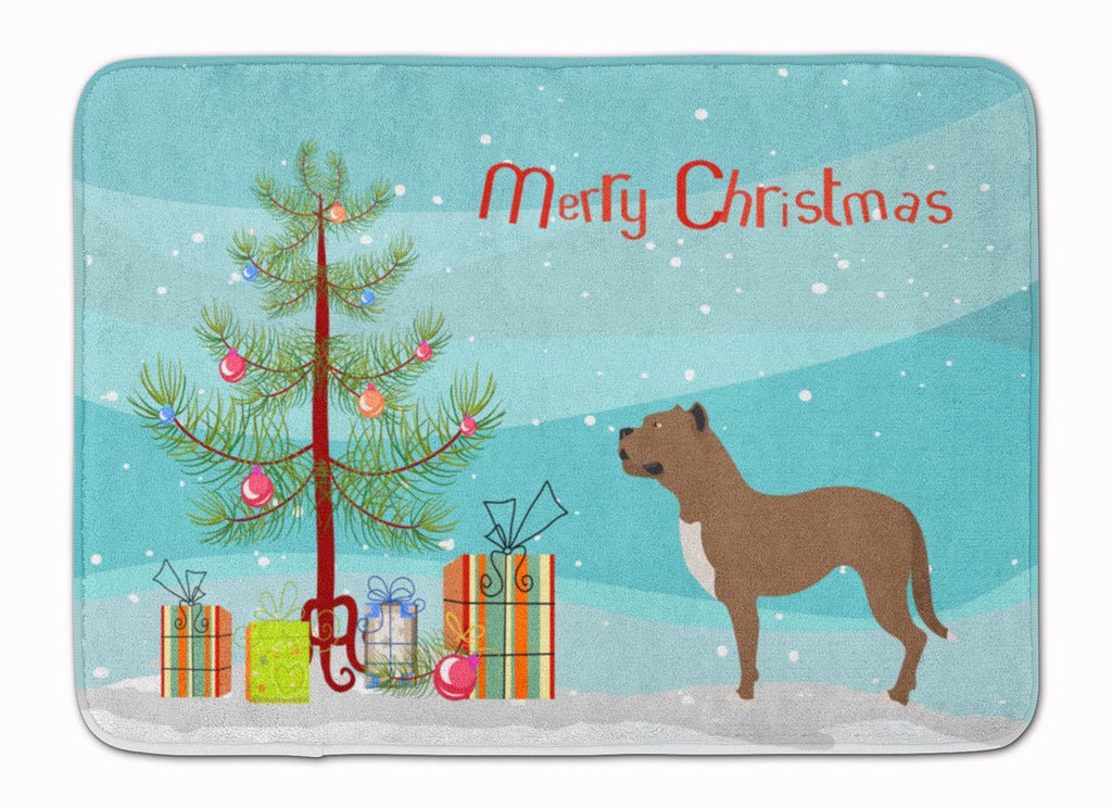 Perro de Presa Canario Christmas Memory Foam Kitchen Mat Machine Washable Anti-Fatigue Cushion Comfort Bath or Kitchen Rug