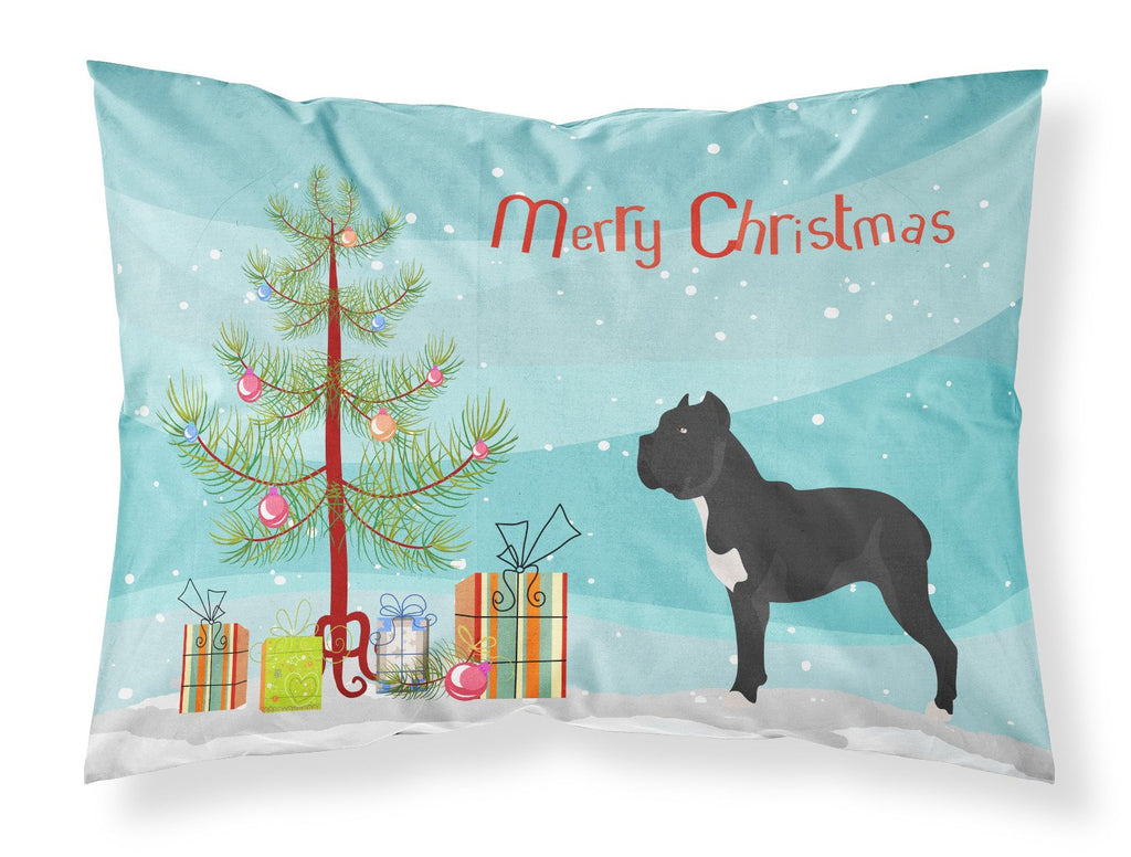 Cane Corso Christmas Standard Pillowcase Lightweight Super Soft Easy Care Decorative Artwork Pillowcase, Standard