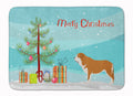 Mastin Epanol Spanish Mastiff Christmas Memory Foam Kitchen Mat Machine Washable Anti-Fatigue Cushion Comfort Bath or Kitchen Rug
