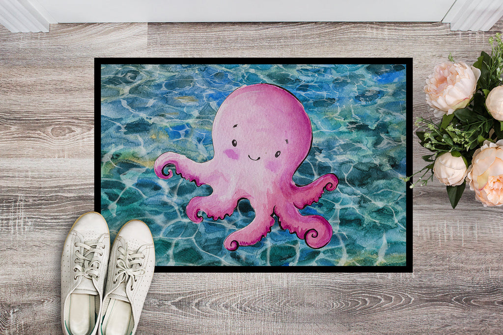 Octopus Doormat Indoor Outdoor 24H X 36W Front Door Mat Rugs for Entryway, Non Slip Washable Low Pile,