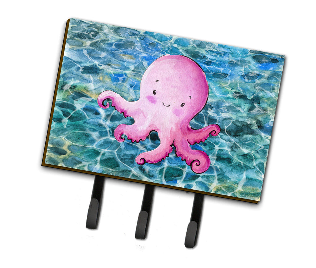 Octopus Leash or Key Holder Wall Hooks, Coat Rack Wall Mount, for Hanging Keys, Towels, Aprons, Leashes