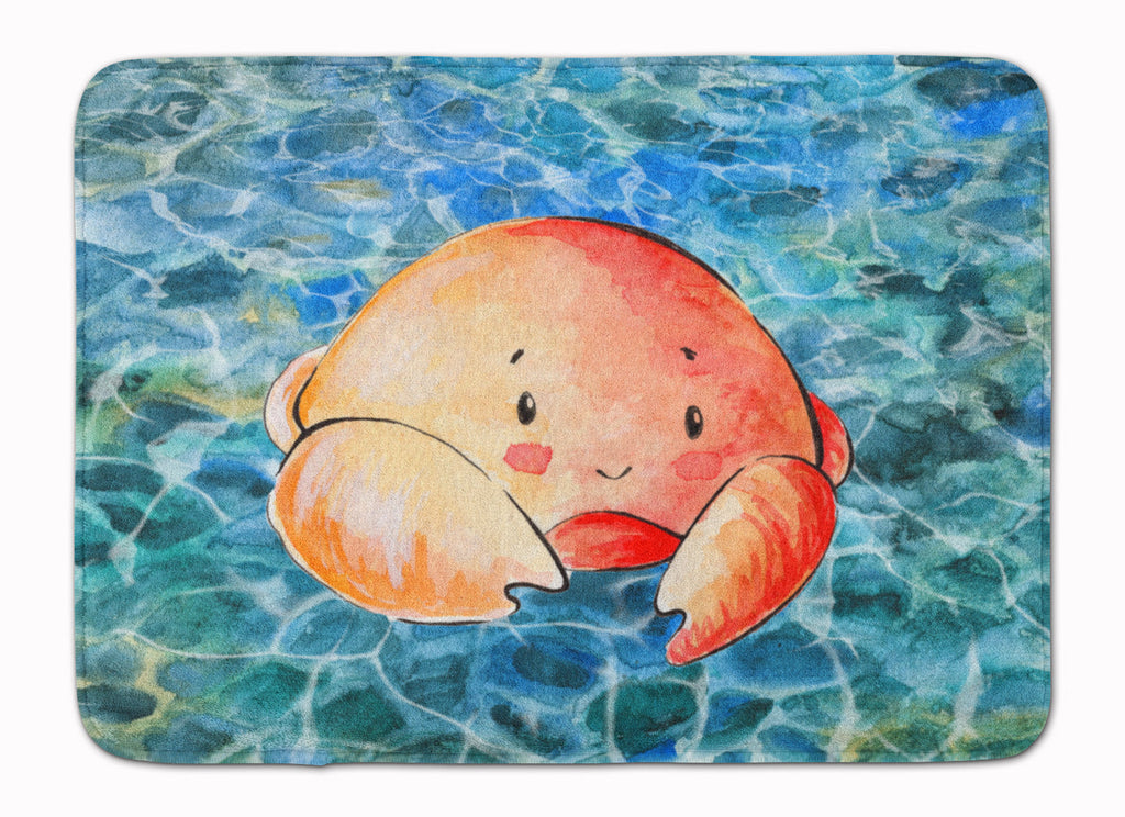 Crab Memory Foam Kitchen Mat Machine Washable Anti-Fatigue Cushion Comfort Bath or Kitchen Rug