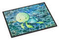 Sea Turtle Doormat Indoor Outdoor 24H X 36W Front Door Mat Rugs for Entryway, Non Slip Washable Low Pile,