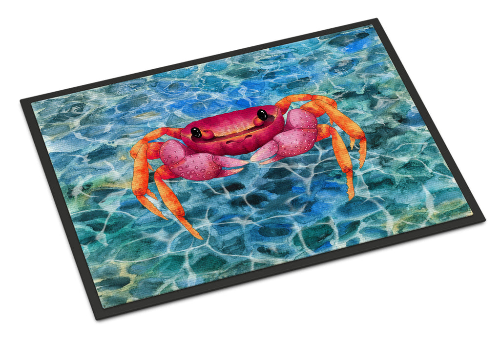 Crab Doormat Indoor Outdoor 24H X 36W Front Door Mat Rugs for Entryway, Non Slip Washable Low Pile,