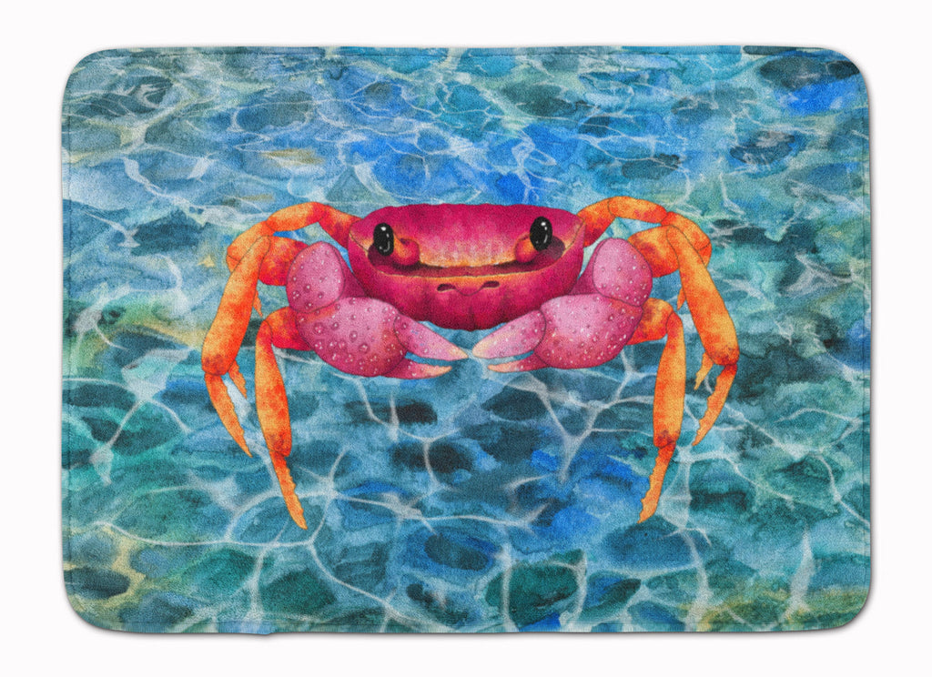 Crab Memory Foam Kitchen Mat Machine Washable Anti-Fatigue Cushion Comfort Bath or Kitchen Rug