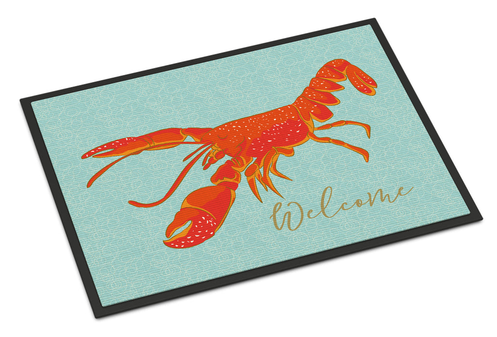 Lobster Welcome Doormat Indoor Outdoor 18H X 27W Front Door Mat Rugs for Entryway, Non Slip Washable