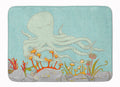 Octopus Underwater Scene Memory Foam Kitchen Mat Machine Washable Anti-Fatigue Cushion Comfort Bath or Kitchen Rug