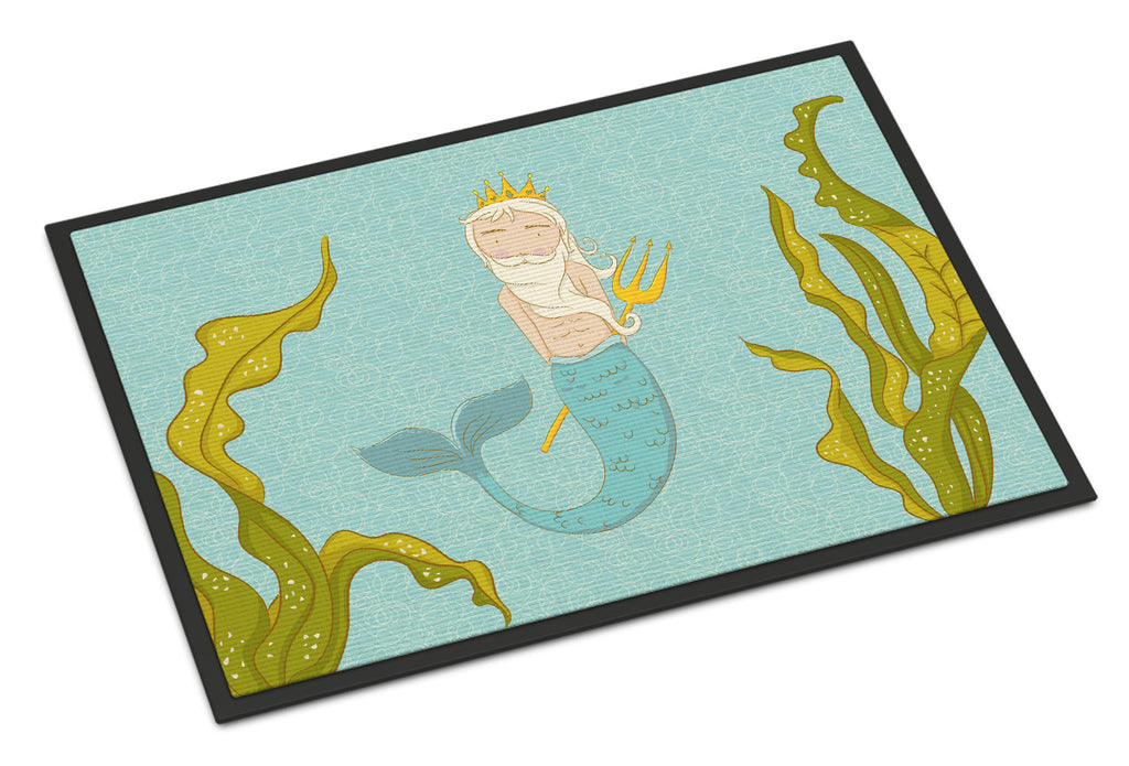 Neptune Merman Doormat Indoor Outdoor 18H X 27W Front Door Mat Rugs for Entryway, Non Slip Washable