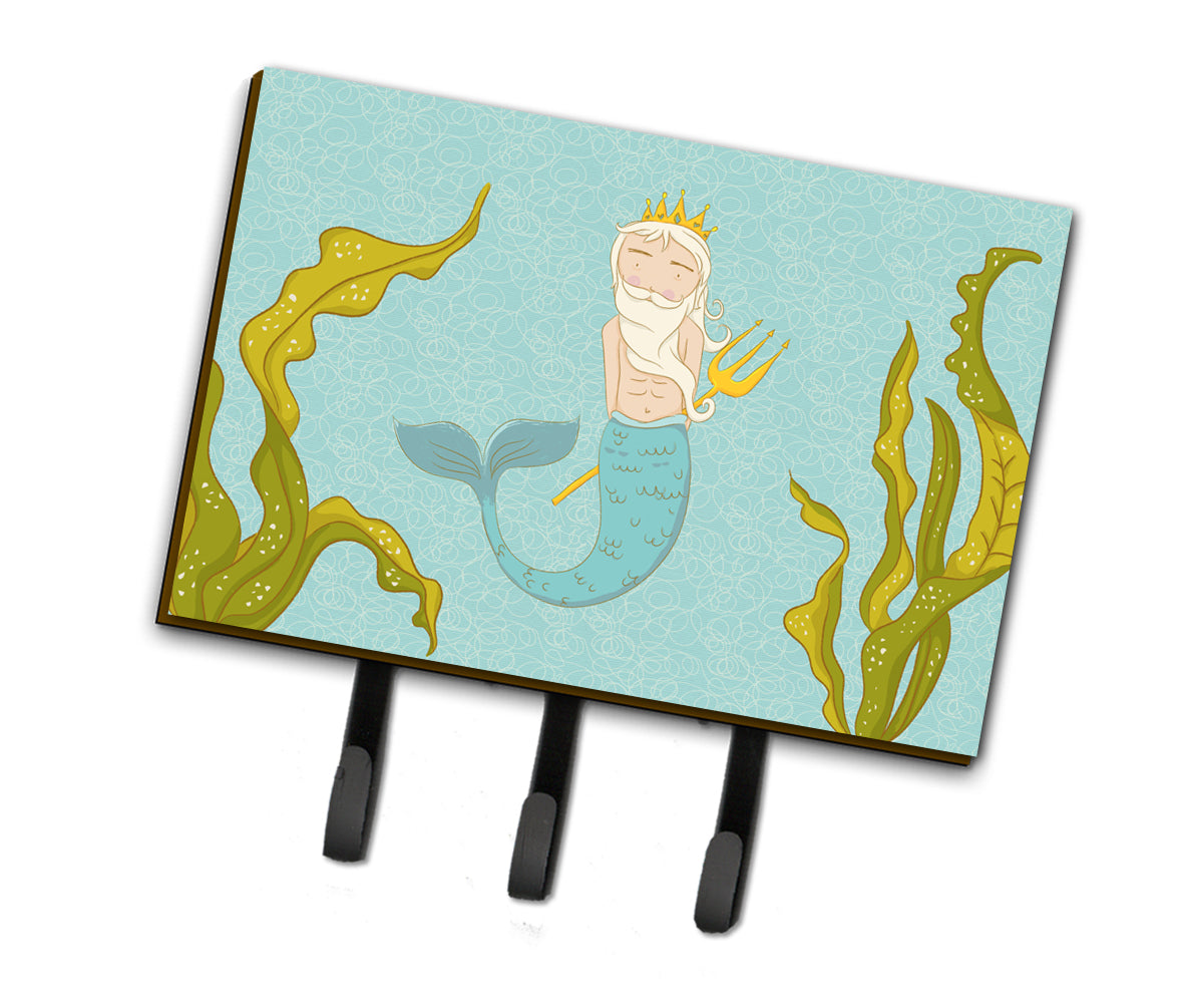 Neptune Merman Leash or Key Holder Wall Hooks, Coat Rack Wall Mount, for Hanging Keys, Towels, Aprons, Leashes