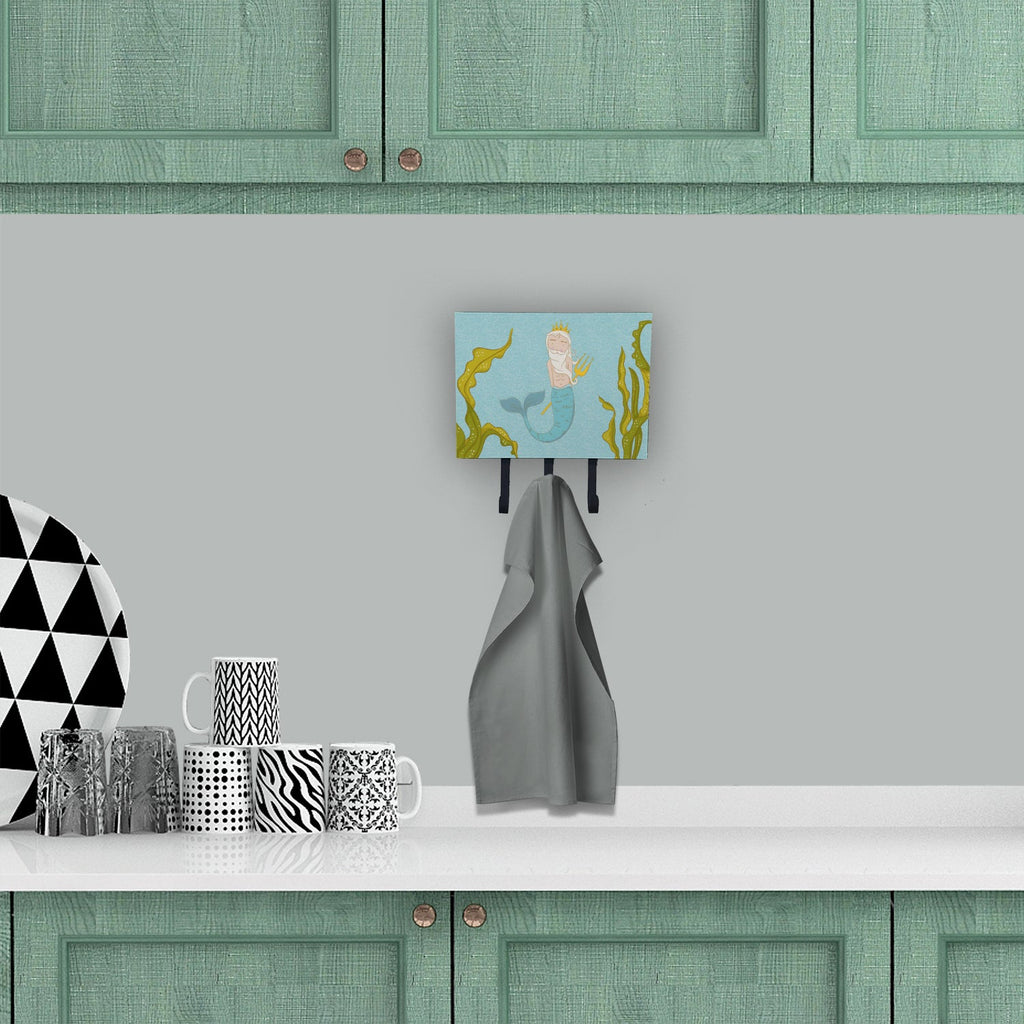Neptune Merman Leash or Key Holder Wall Hooks, Coat Rack Wall Mount, for Hanging Keys, Towels, Aprons, Leashes