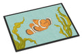 Clown Fish Doormat Indoor Outdoor 18H X 27W Front Door Mat Rugs for Entryway, Non Slip Washable