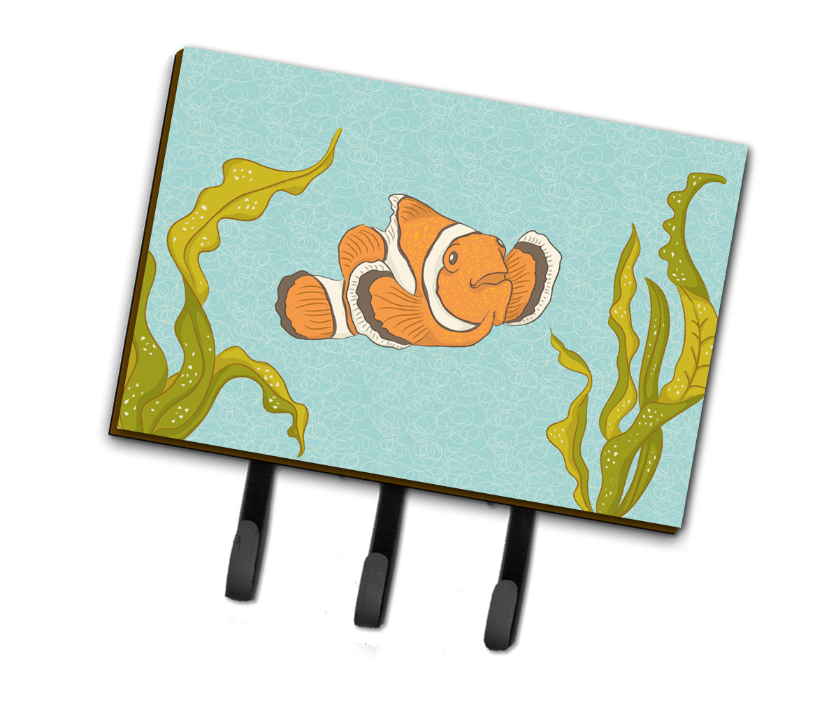 Clown Fish Leash or Key Holder Wall Hooks, Coat Rack Wall Mount, for Hanging Keys, Towels, Aprons, Leashes