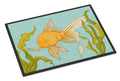 Gold Fish Doormat Indoor Outdoor 18H X 27W Front Door Mat Rugs for Entryway, Non Slip Washable