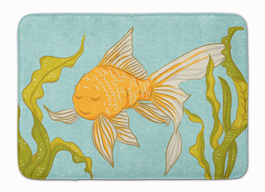 Gold Fish Memory Foam Kitchen Mat Machine Washable Anti-Fatigue Cushion Comfort Bath or Kitchen Rug