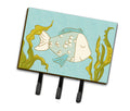 Blue Fish Leash or Key Holder Wall Hooks, Coat Rack Wall Mount, for Hanging Keys, Towels, Aprons, Leashes