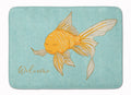 Gold Fish Welcome Memory Foam Kitchen Mat Machine Washable Anti-Fatigue Cushion Comfort Bath or Kitchen Rug